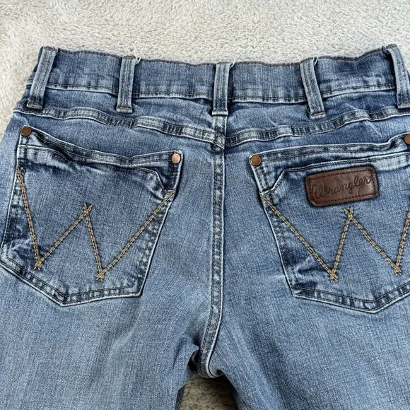 Wrangler Retro Jean Men 30x30 (Fit 29x28) Relaxed Boot Blue Denim Cowboy Western - Picture 7 of 8